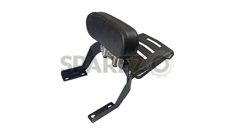 Royal Enfield GT Continental and Interceptor 650cc Rear Seat Rack With Backrest - SPAREZO